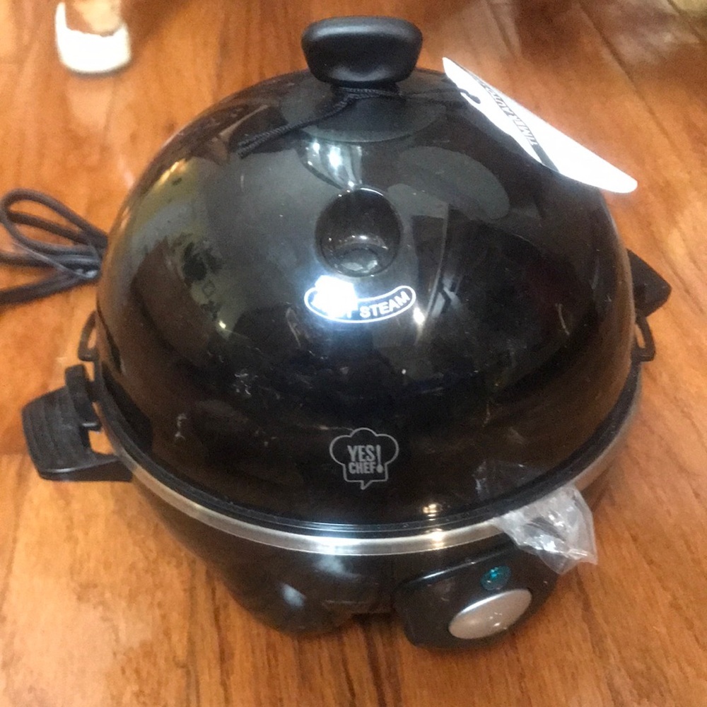 Yes Chef Black Electric Steamer